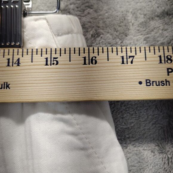 Old Navy Women's Ivory Drawstring Linen Blend Cuffed Pants Size M Coastal - Picture 3 of 10